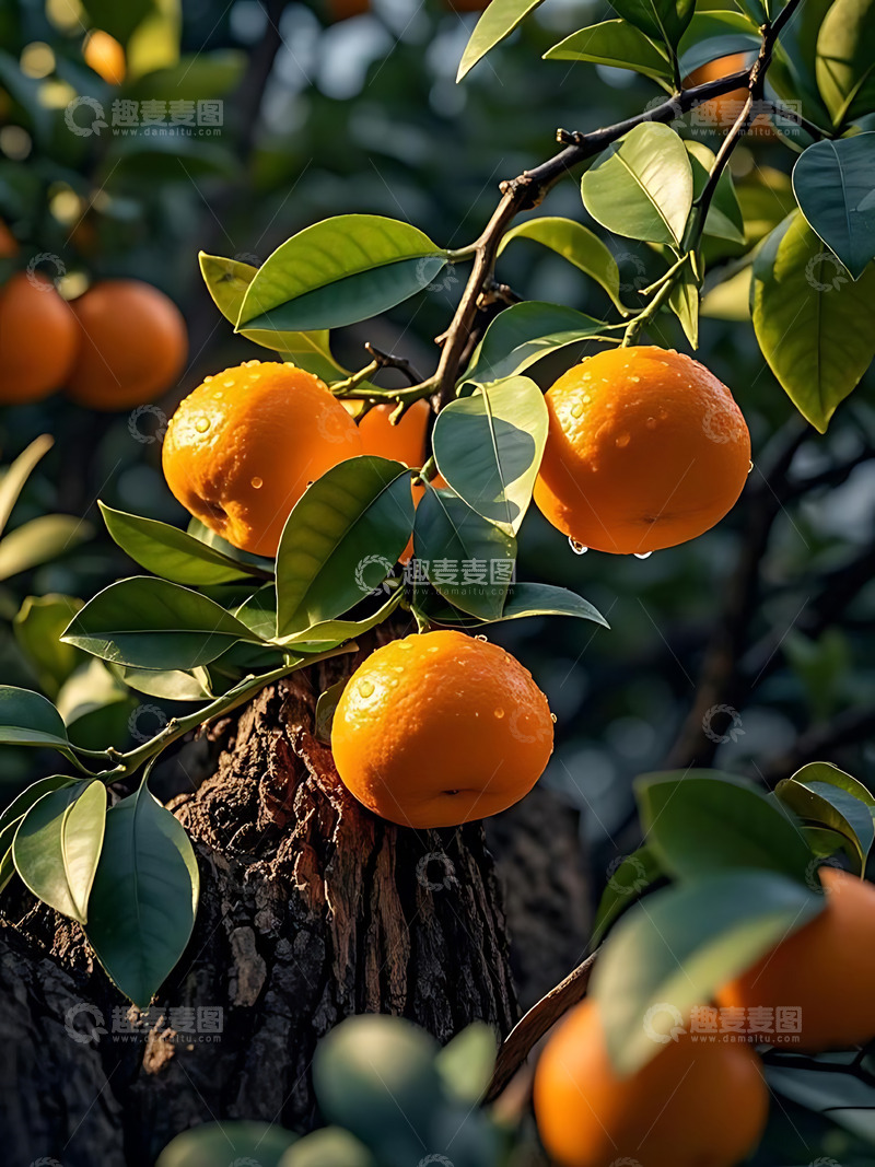 高清大图下载【趣麦麦图】新鲜水果橘子高清摄影特写9