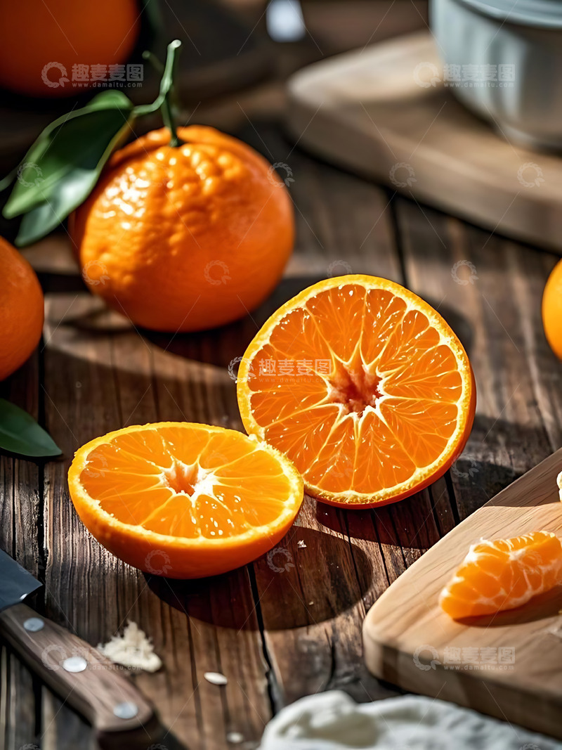 高清大图下载【趣麦麦图】新鲜水果橘子高清摄影特写17