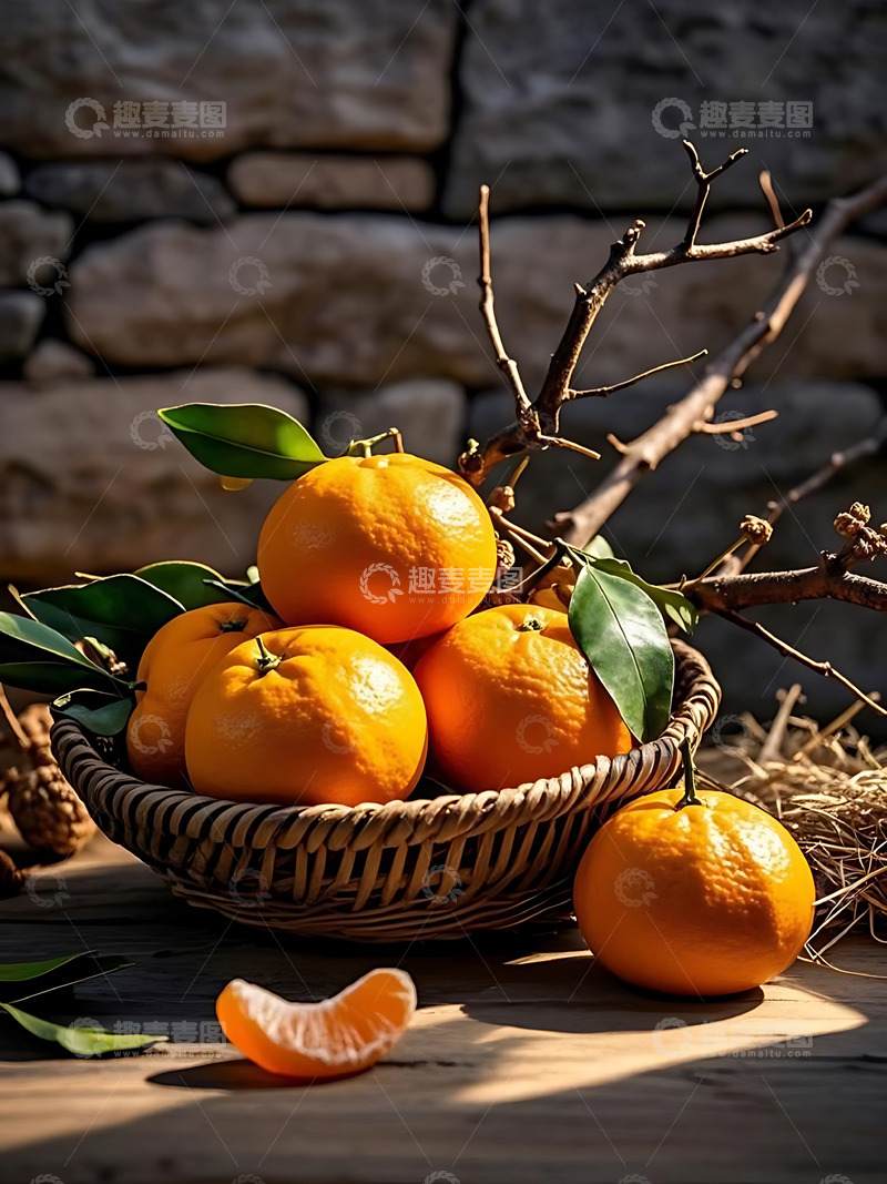 高清大图下载【趣麦麦图】新鲜水果橘子高清摄影特写8