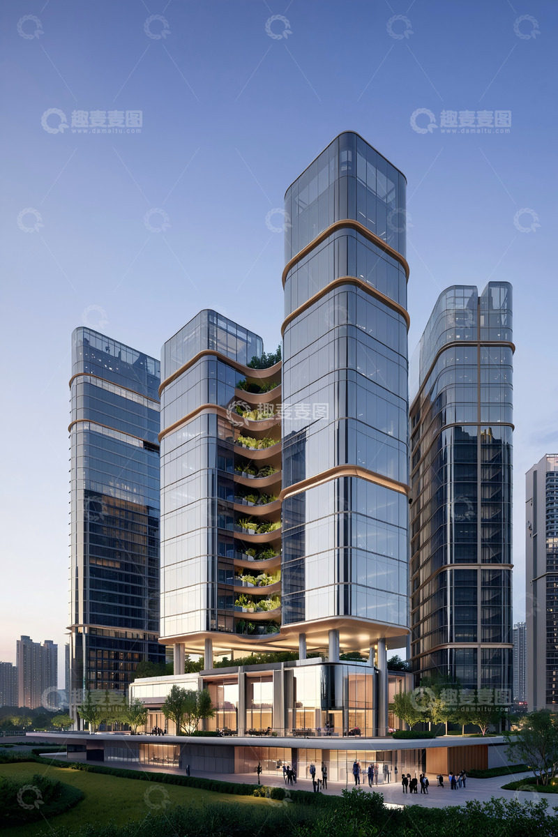 高清大图下载【趣麦麦图】城市企业建筑91