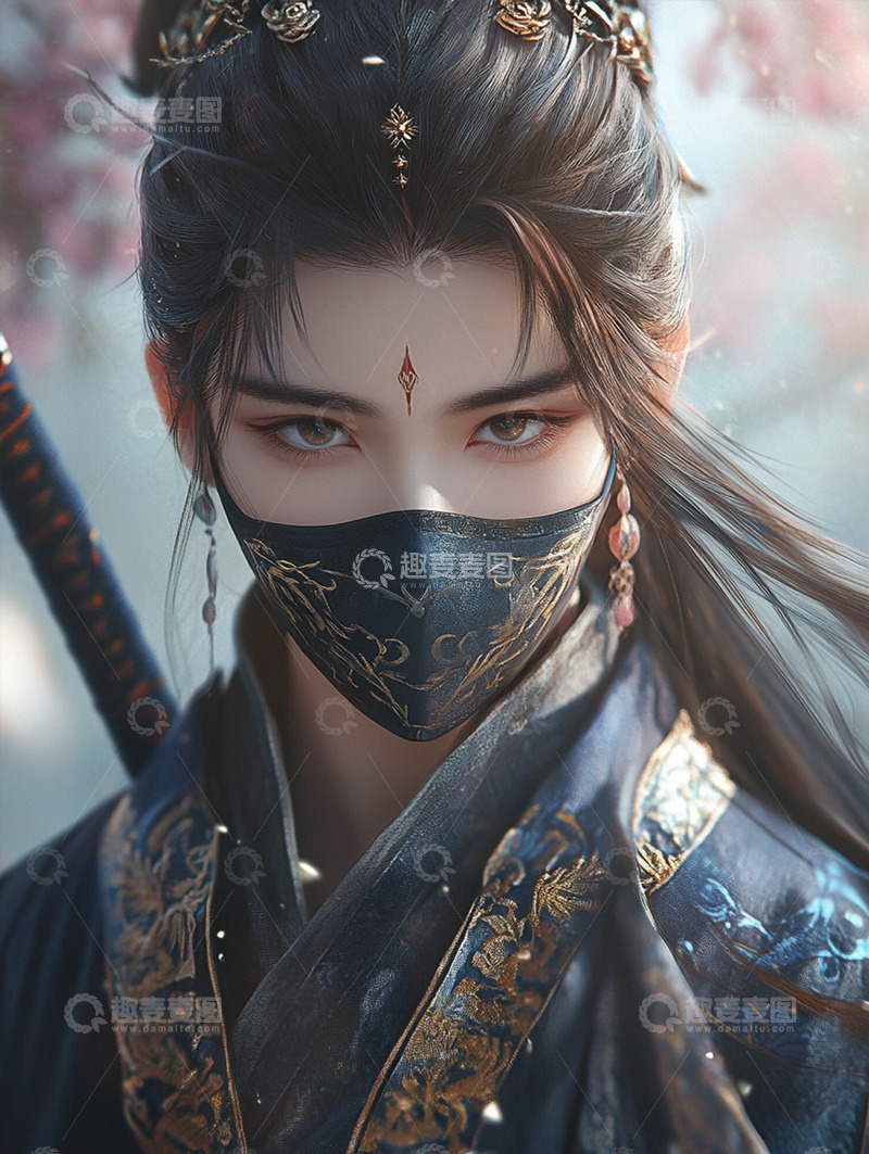 高清大图下载【趣麦麦图】小说插画单人素材