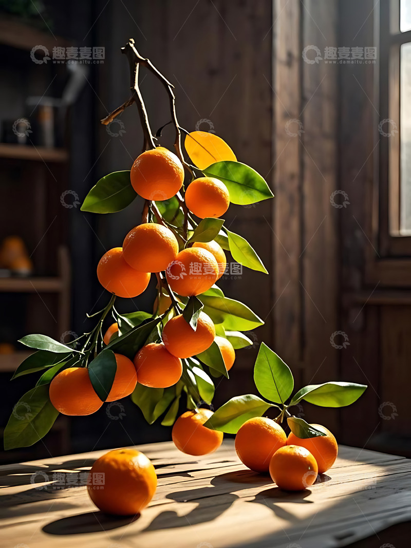 高清大图下载【趣麦麦图】新鲜水果橘子高清摄影特写4