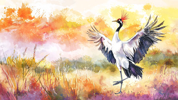 水彩画高清图片