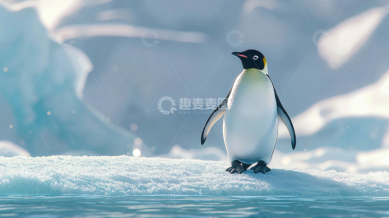 高清大图下载【趣麦麦图】帝企鹅高清图片