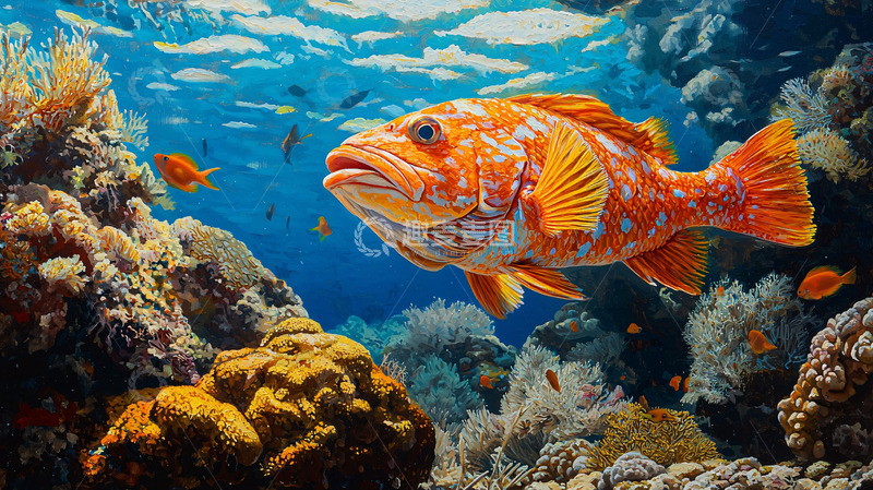 高清大图下载【趣麦麦图】珊瑚礁鱼类高清图片