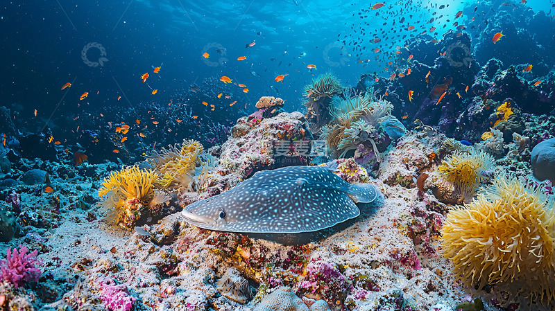 高清大图下载【趣麦麦图】珊瑚礁鱼类高清图片