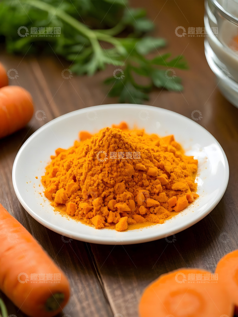 高清大图下载【趣麦麦图】胡萝卜素着色剂添加剂天然色素粉末