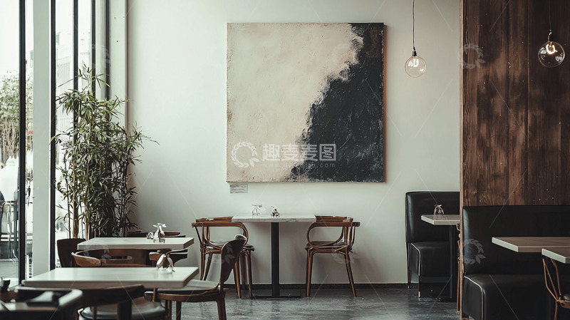 高清大图下载【趣麦麦图】极简风格餐厅室内设计