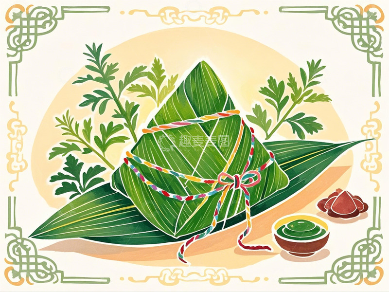 高清大图下载【趣麦麦图】端午粽跃端阳