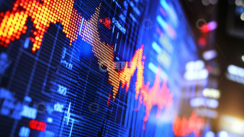 高清大图下载【趣麦麦图】全球金融市场数据显示屏
