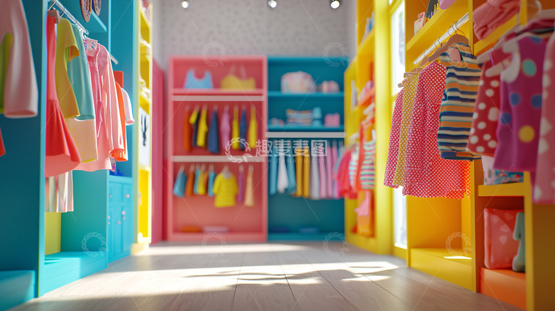 高清大图下载【趣麦麦图】童装店高清图片
