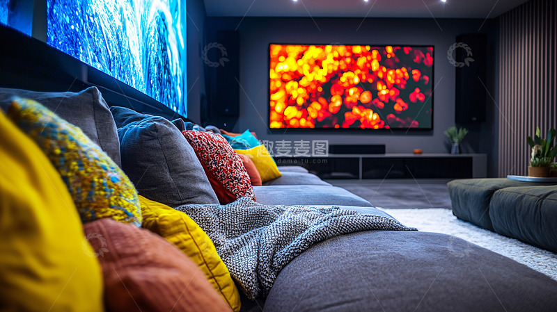 高清大图下载【趣麦麦图】家装影音室设计