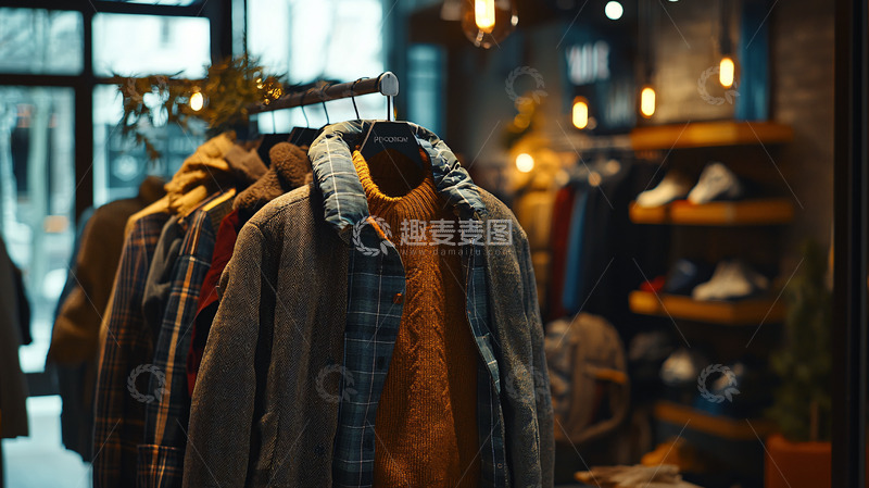 高清大图下载【趣麦麦图】服装店高清图片