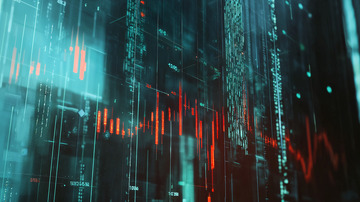 科技感数据流背景