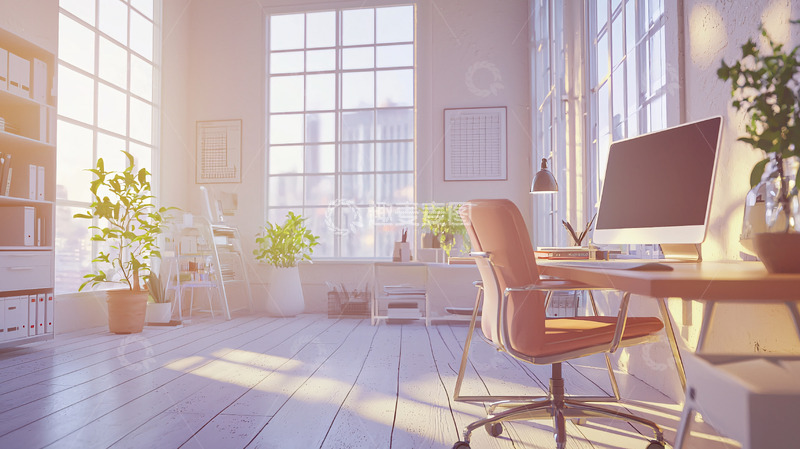 高清大图下载【趣麦麦图】明亮舒适的现代化办公空间
