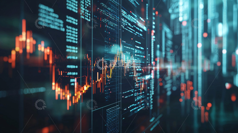高清大图下载【趣麦麦图】科技数据可视化