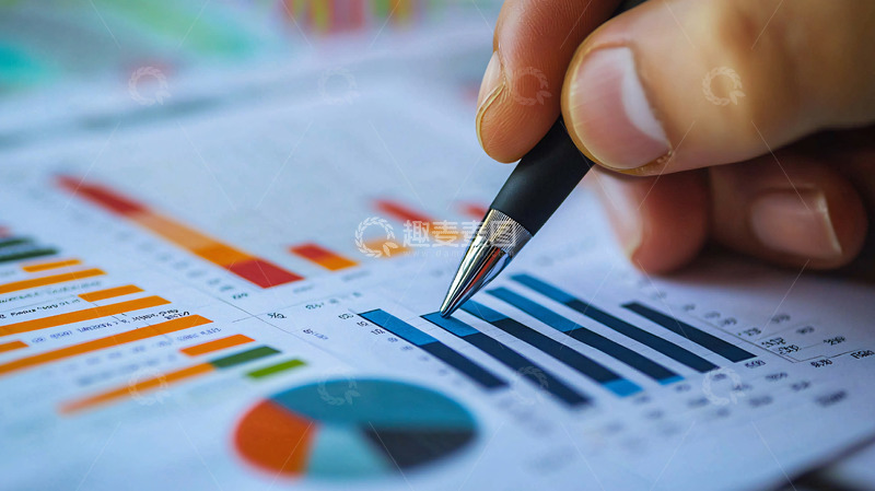 手持笔分析图表数据