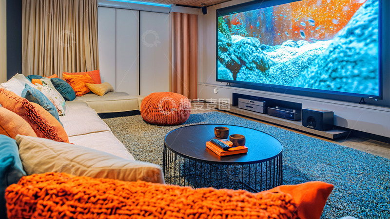 高清大图下载【趣麦麦图】家庭影院高清图片