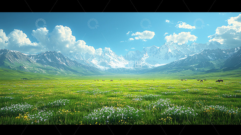 高清大图下载【趣麦麦图】草原