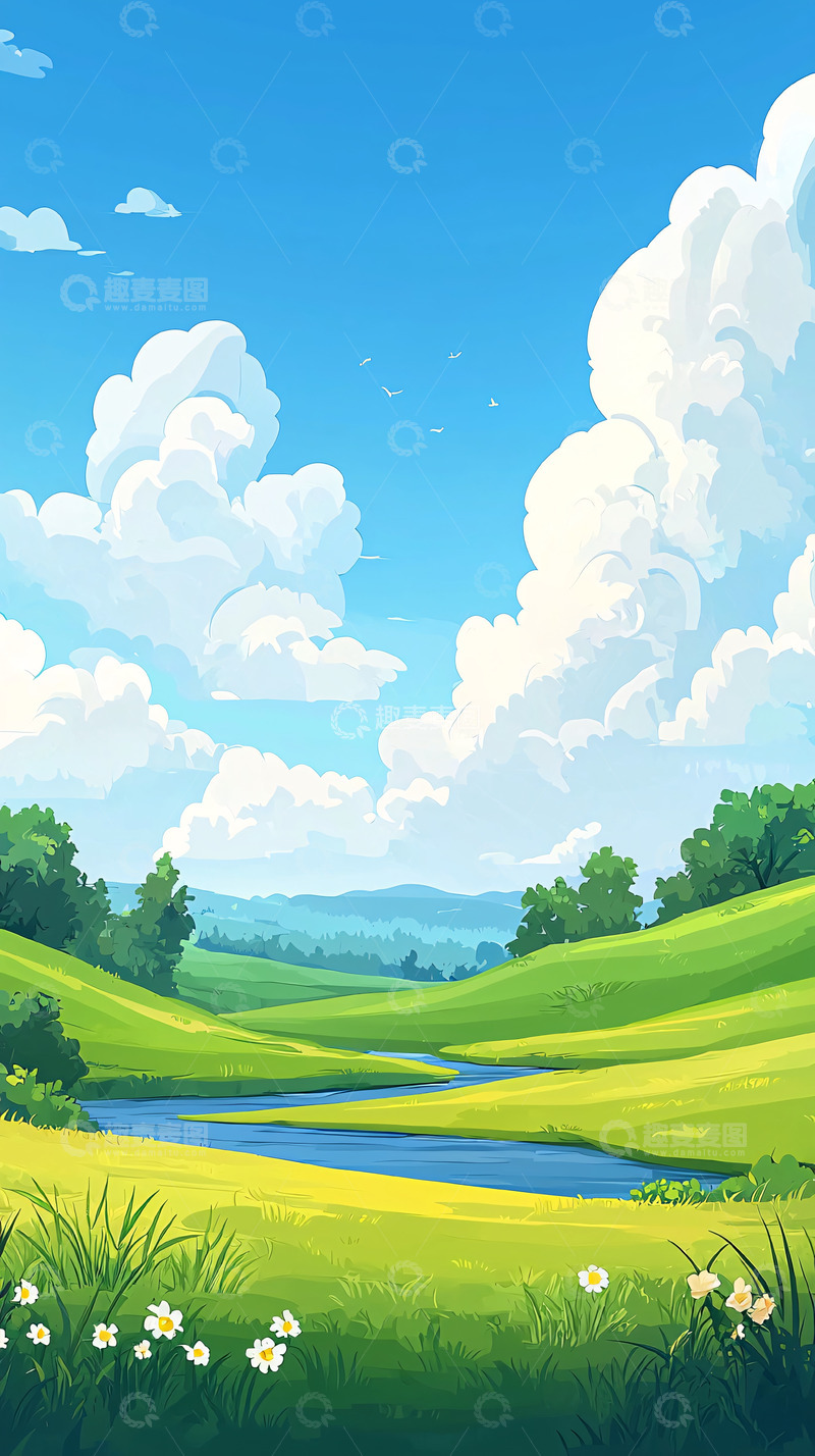 高清大图下载【趣麦麦图】清新田园风光