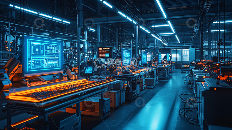 高清大图下载【趣麦麦图】未来科技工厂