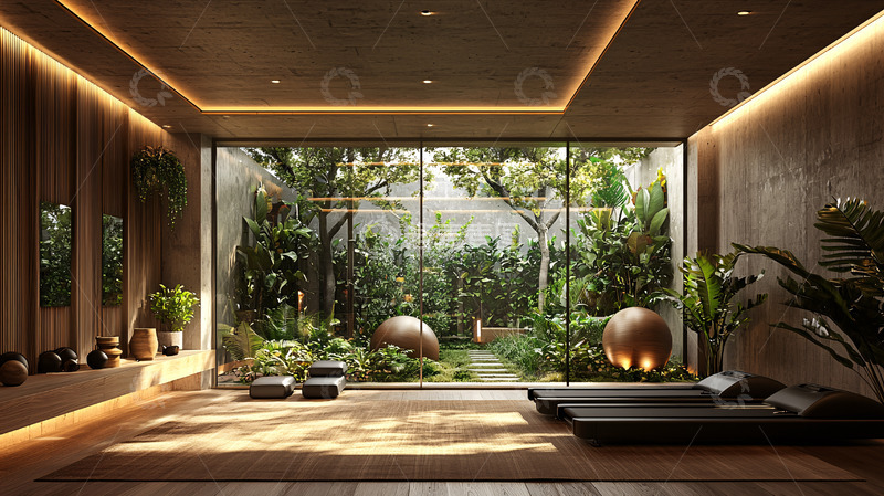 高清大图下载【趣麦麦图】室内庭院设计