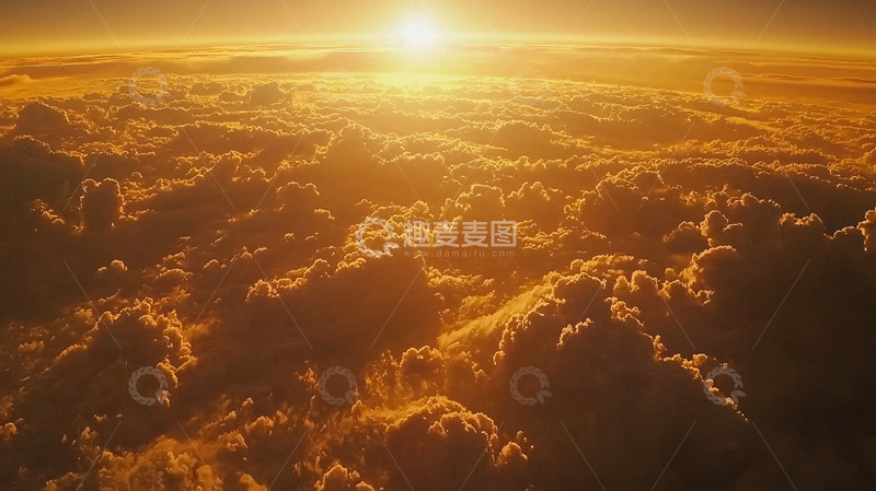 高清大图下载【趣麦麦图】云海日落