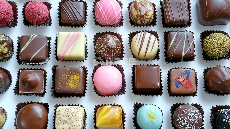 各种口味巧克力礼盒