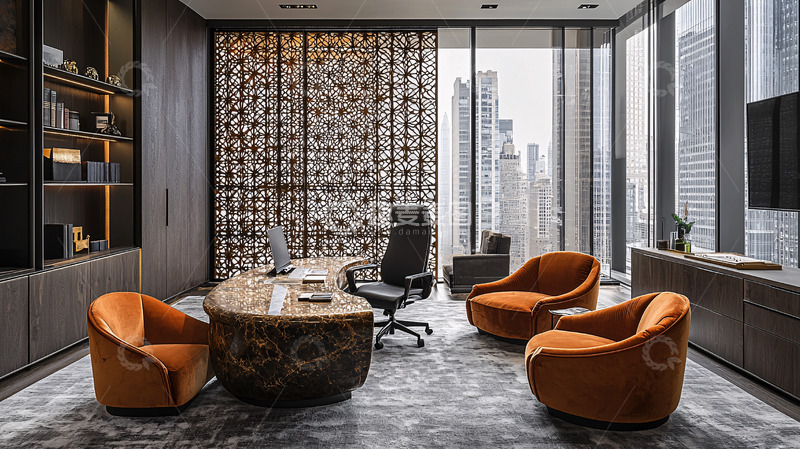 高清大图下载【趣麦麦图】高级现代化办公室