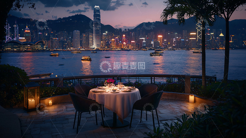 高清大图下载【趣麦麦图】香港夜景