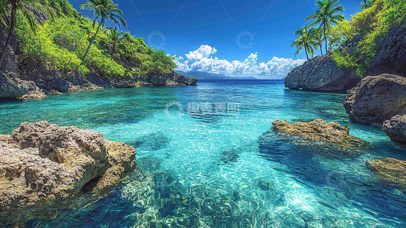 高清大图下载【趣麦麦图】热带海滩风景