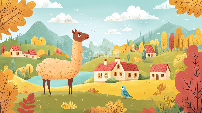 高清大图下载【趣麦麦图】秋日乡间风景