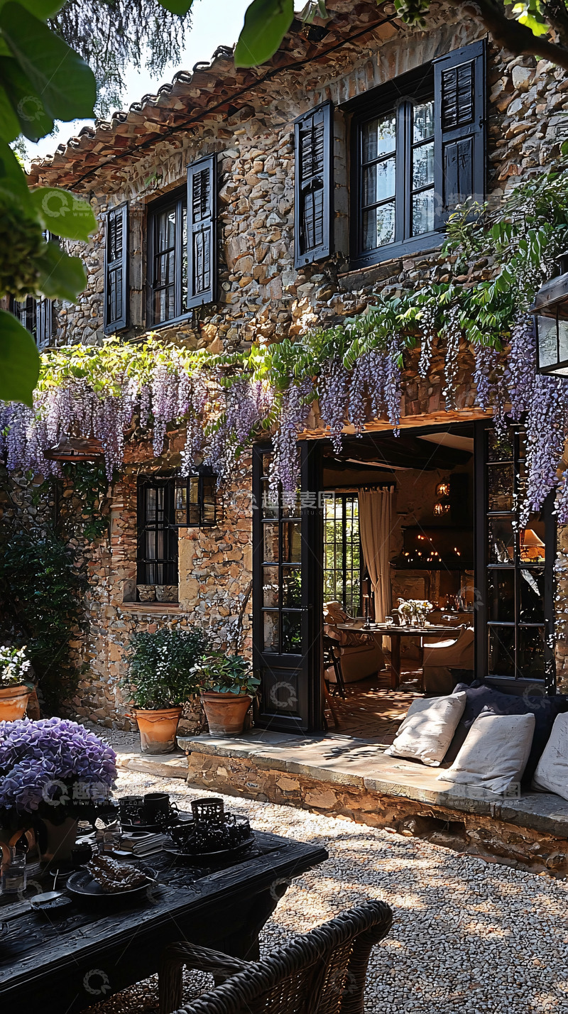 高清大图下载【趣麦麦图】乡间别墅庭院