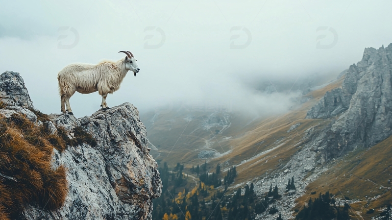 高清大图下载【趣麦麦图】山羊