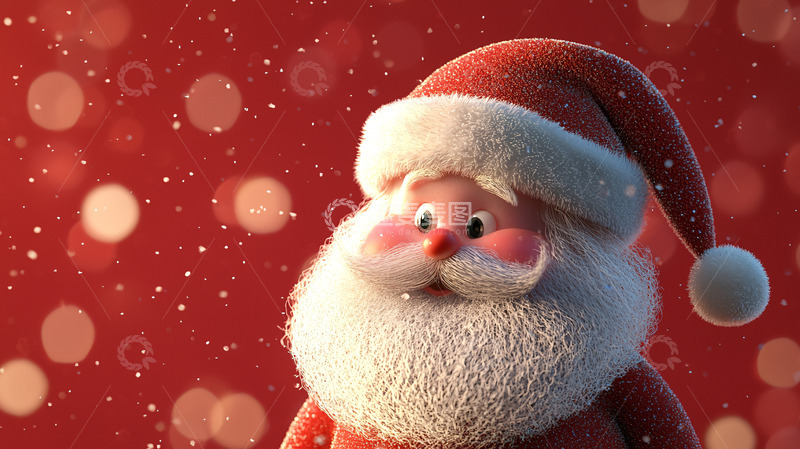 高清大图下载【趣麦麦图】圣诞老人卡通形象