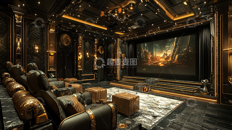高清大图下载【趣麦麦图】奢华私人影院