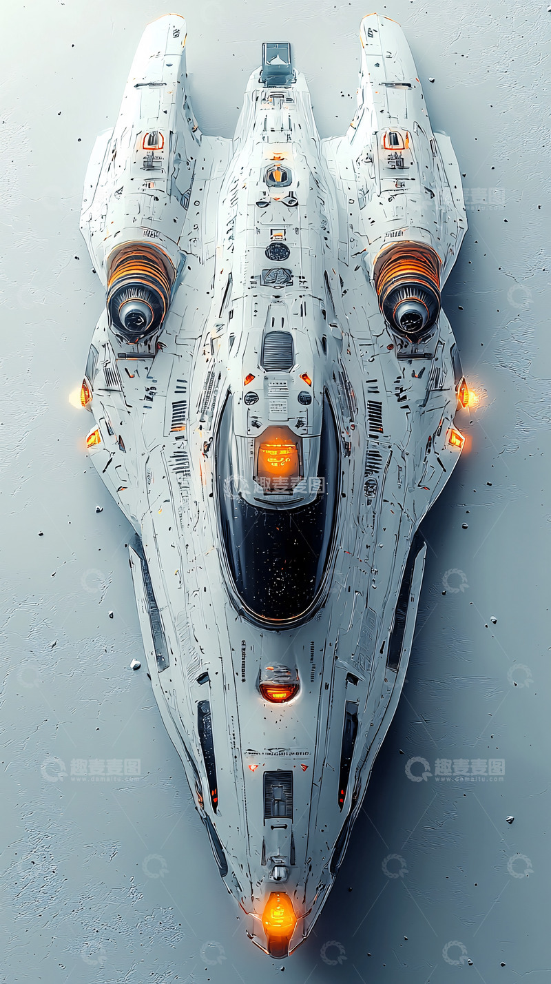 高清大图下载【趣麦麦图】未来科幻飞船