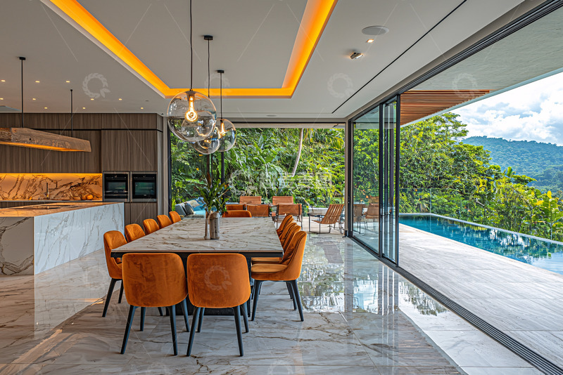 高清大图下载【趣麦麦图】现代简约别墅餐厅