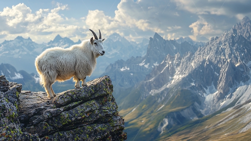 高清大图下载【趣麦麦图】山羊