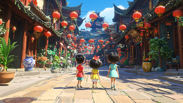 中国风动画场景