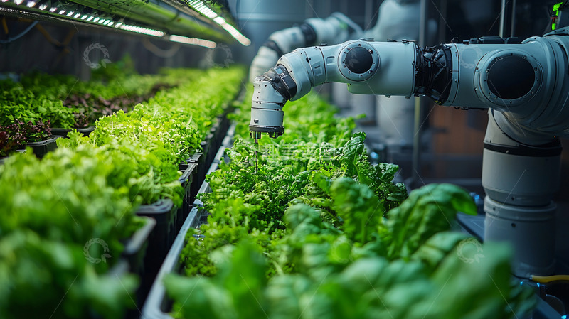 自动化农业机器人采摘蔬菜