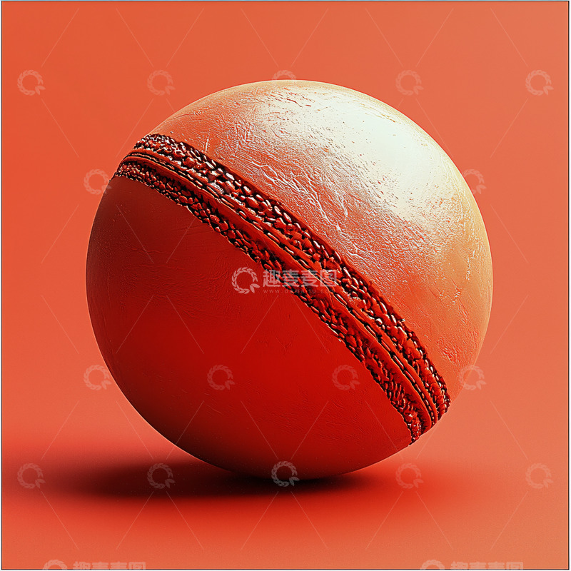 高清大图下载【趣麦麦图】红色板球