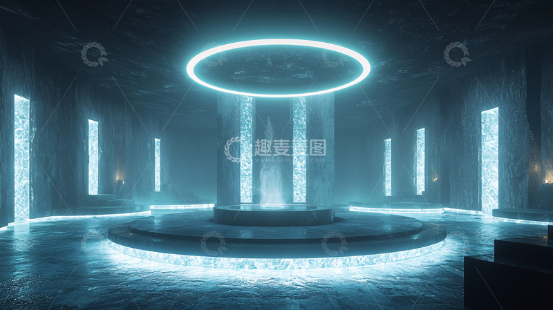 高清大图下载【趣麦麦图】未来科技感空间