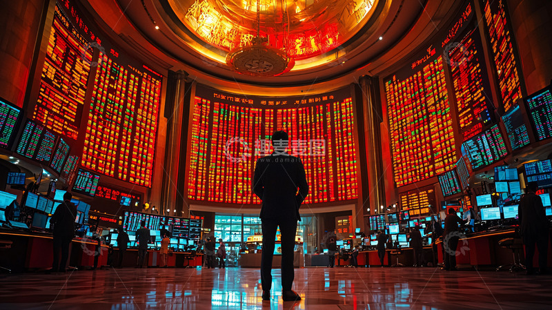 高清大图下载【趣麦麦图】证券交易所大厅