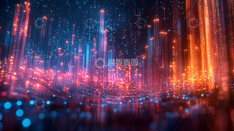 高清大图下载【趣麦麦图】科技感未来城市夜景