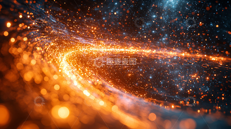 高清大图下载【趣麦麦图】宇宙星云旋转