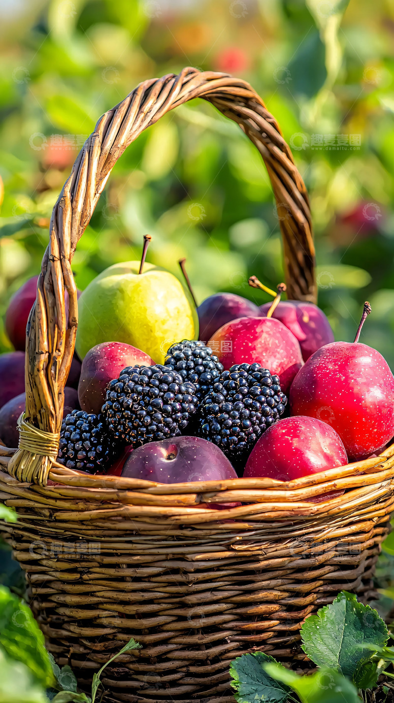 高清大图下载【趣麦麦图】水果篮