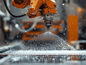 工业机器人喷涂液体