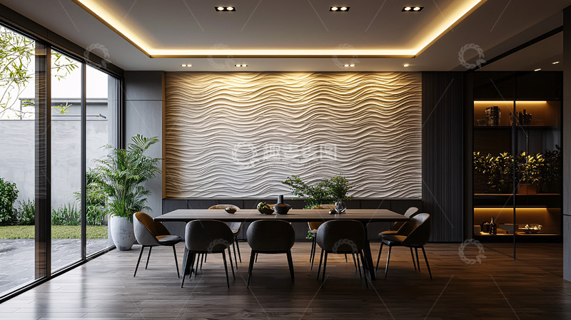 高清大图下载【趣麦麦图】豪华现代餐厅
