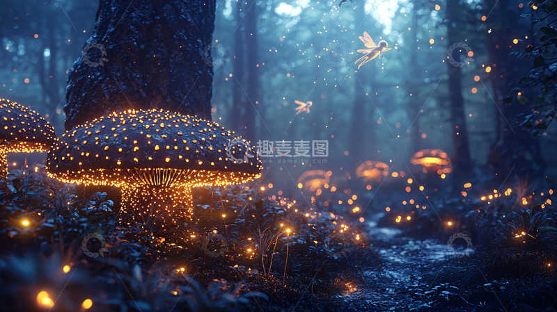 高清大图下载【趣麦麦图】梦幻森林